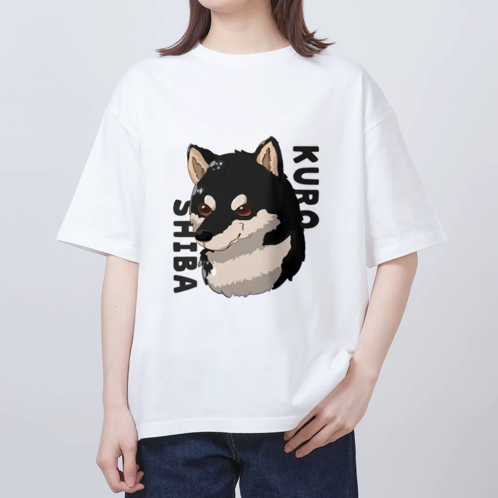 もふもふ天国！のくろしばシリーズ Oversized T-Shirt