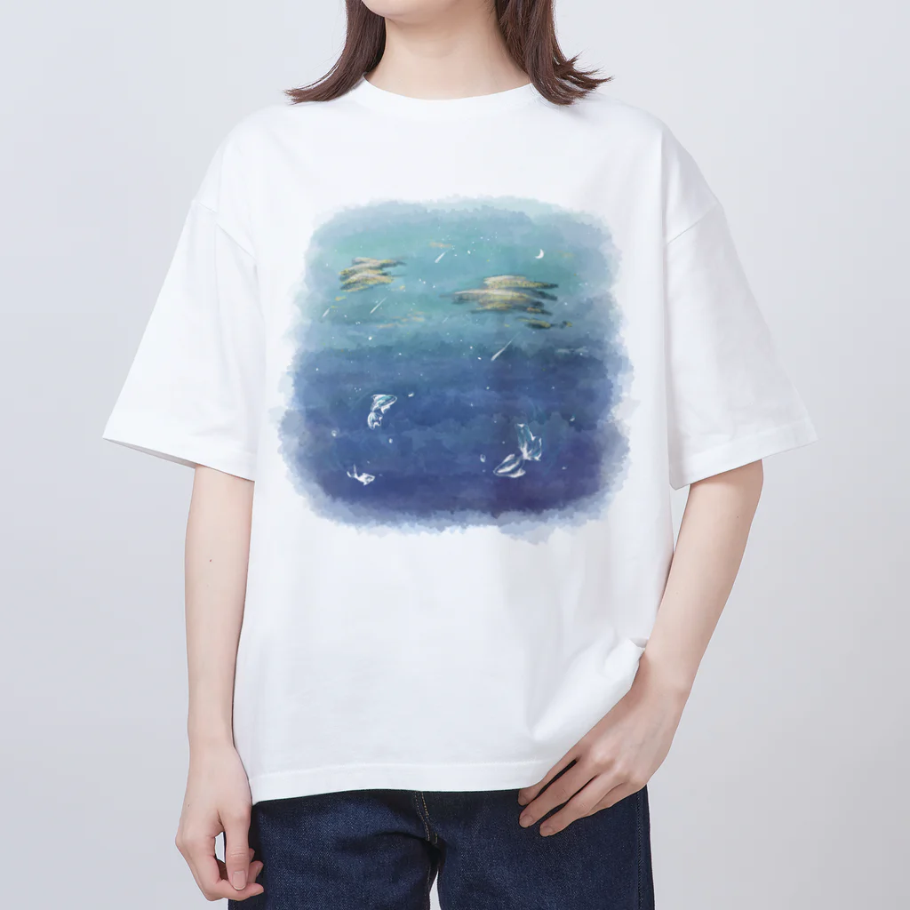 七の空を泳ぐ オーバーサイズTシャツ