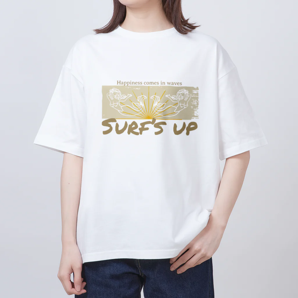 Surf’s up＊オリジナルデザインitemのSurf's up〜良い波がきた・girl〜オリジナルデザイン Oversized T-Shirt