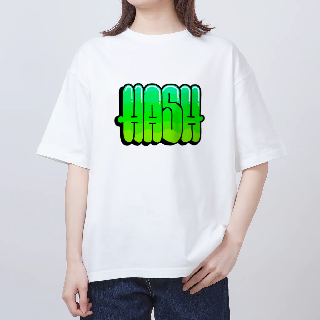 Okey,HashのGraffiti “HASH” Oversized T-Shirt