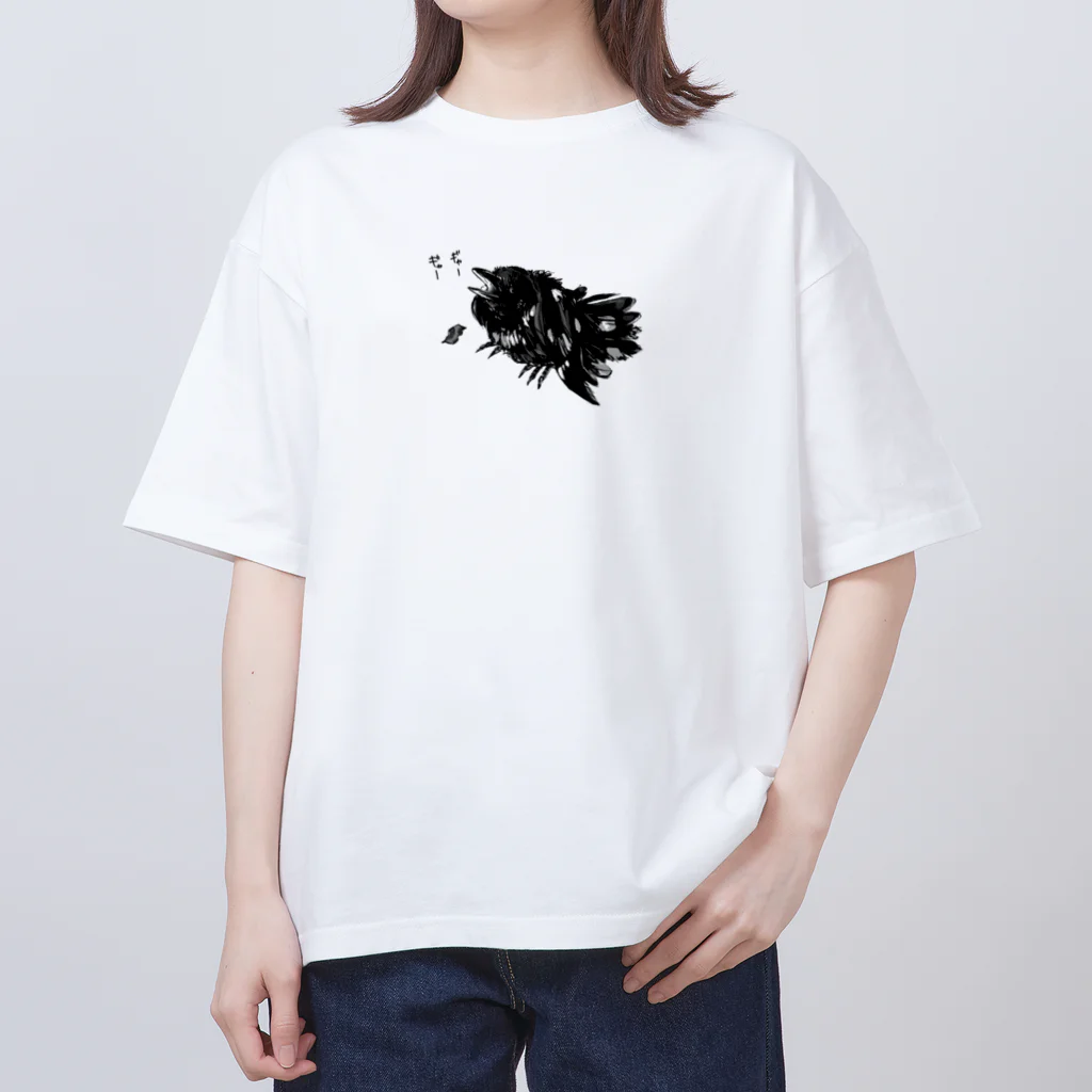 TAKAYAMAのまだらのカラス Oversized T-Shirt