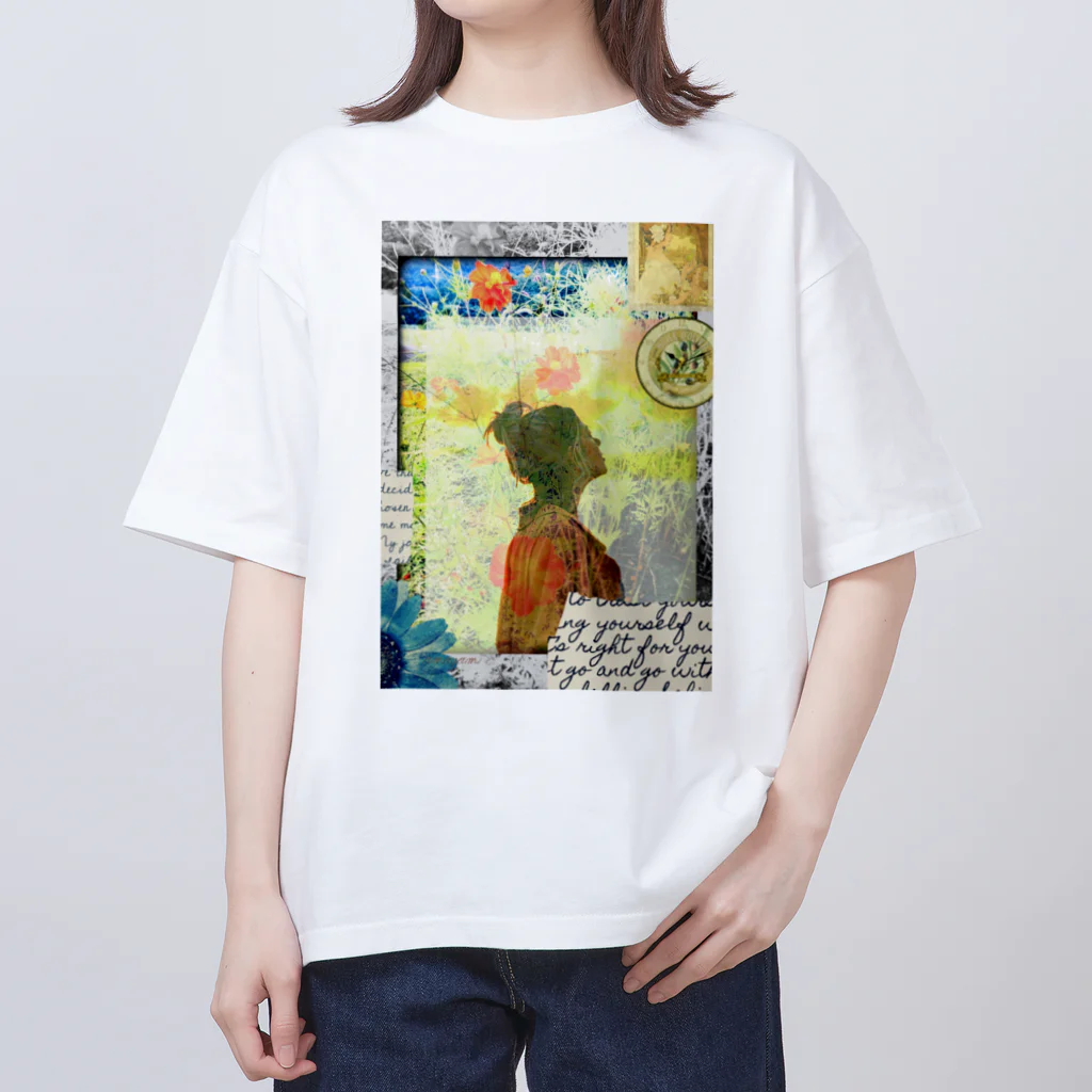 Laugh Rain Laboのlate summer オーバーサイズTシャツ