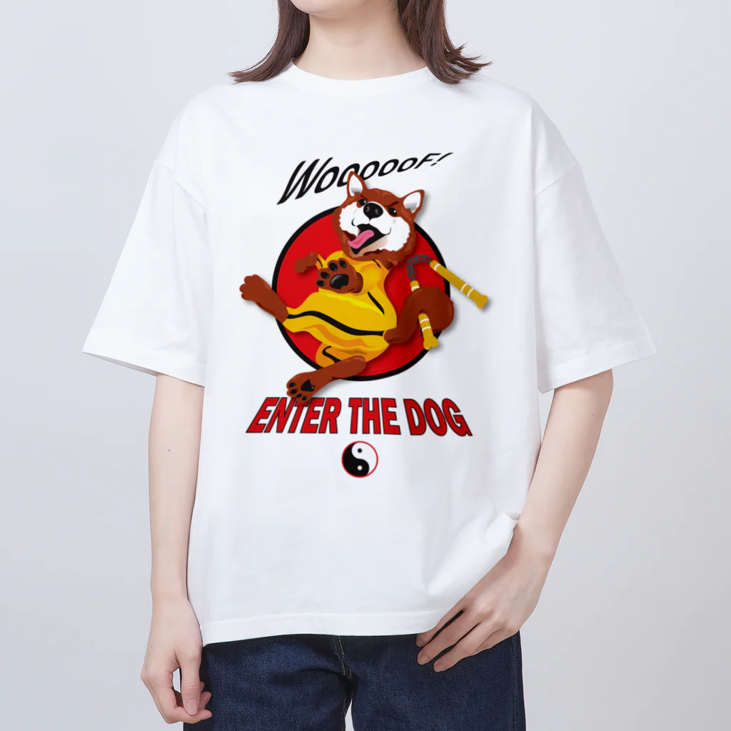 ShibazooのKung Fu Dog! Oversized T-Shirt