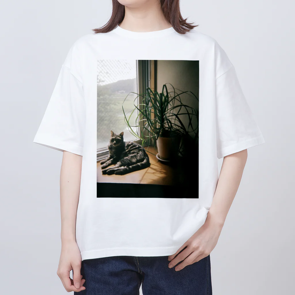 毎日ころりんの猫の写ルンです Oversized T-Shirt