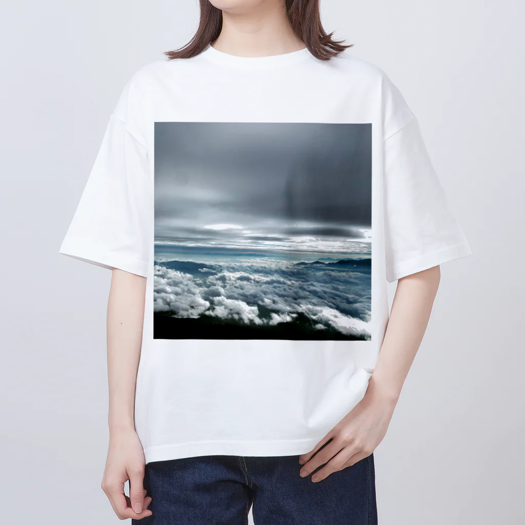 タツノオトシゴローズのsea ​​of ​​clouds オーバーサイズTシャツ