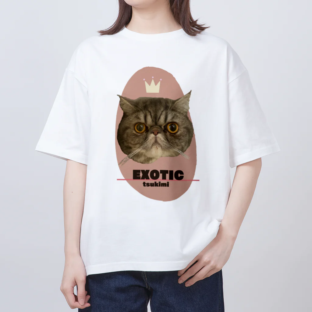 かめのこのうちのねこはエキゾチック オーバーサイズTシャツ