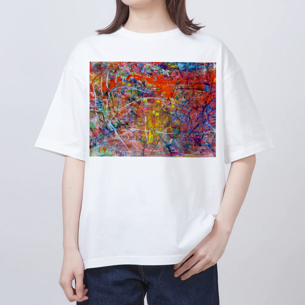 mikoのまつり色 Oversized T-Shirt