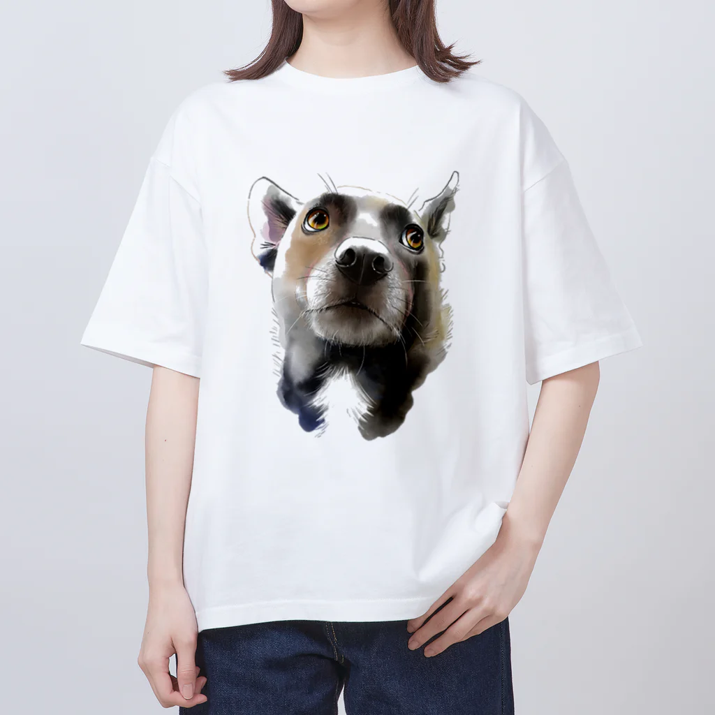 わんこわんこのおすましちゃん オーバーサイズTシャツ