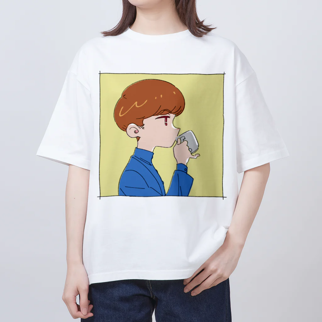 KiNG TKの制服で淹れたコーヒー Oversized T-Shirt