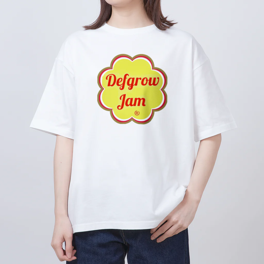 DEFGROWJAM apparelのDGJキャンディーロゴTシャツ Oversized T-Shirt