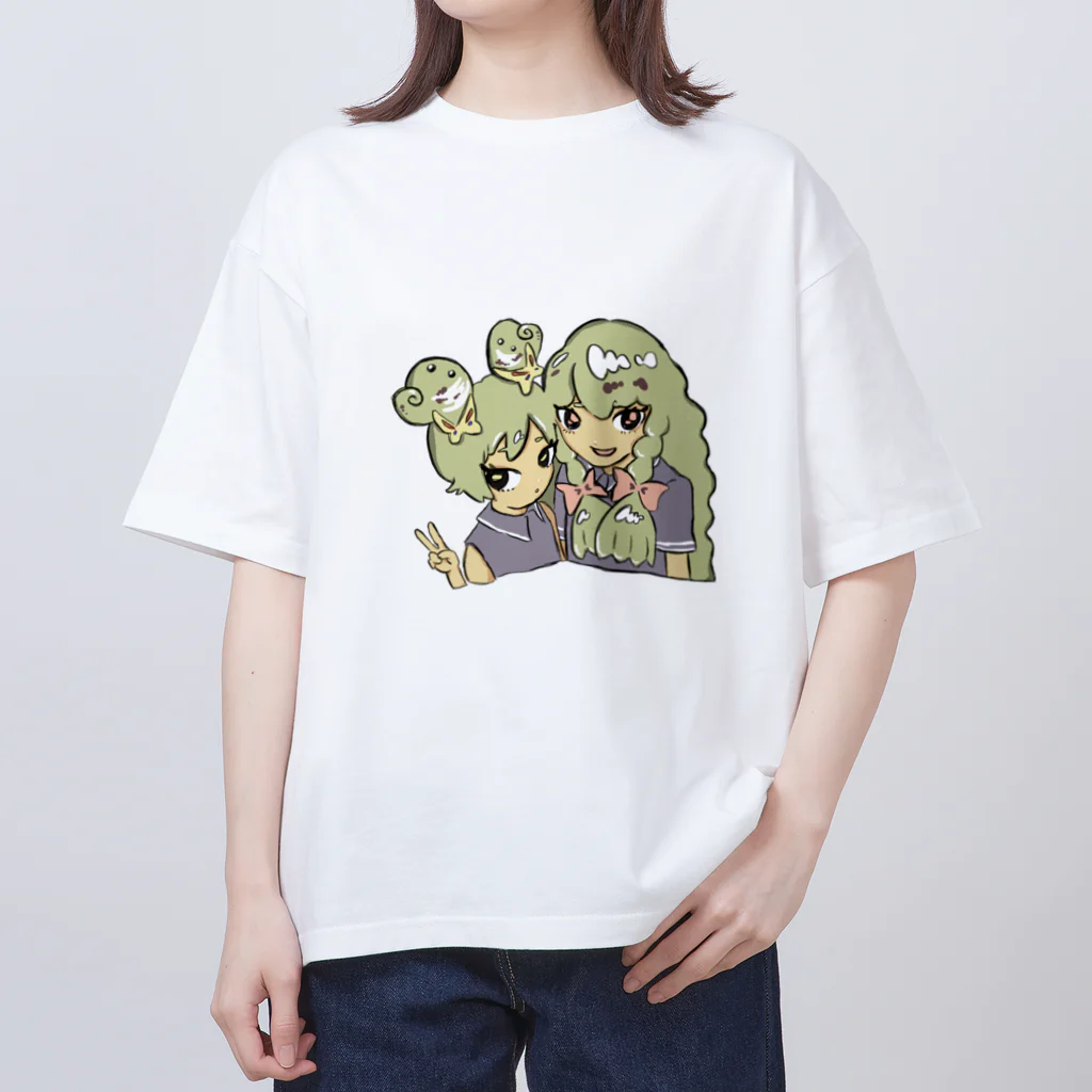 imoyaneの姉妹まっこちゃっこ オーバーサイズTシャツ