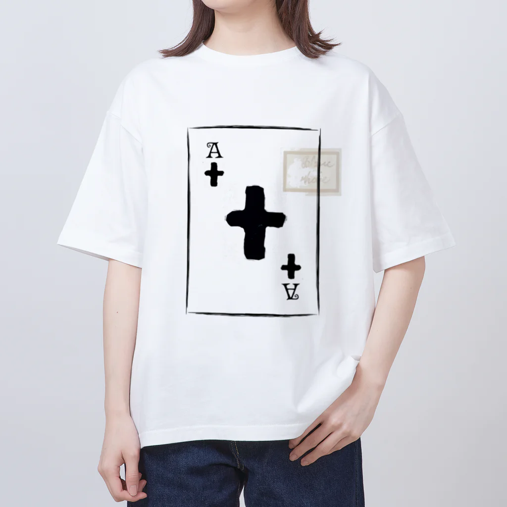 das_Ende(ダスエンデ)のクロスのエース オーバーサイズTシャツ