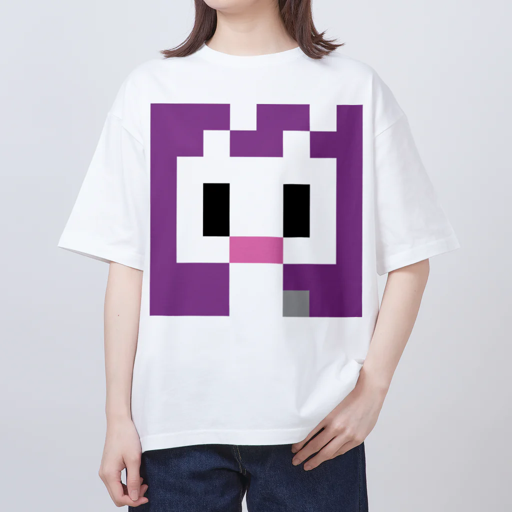 bbb ozika dddのusachan?(rabbit✖️purple) オーバーサイズTシャツ