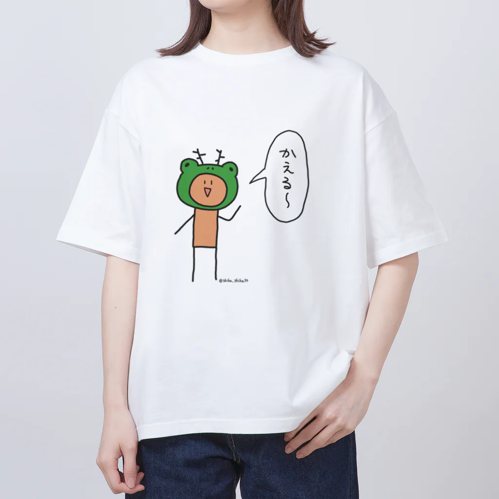 小ゆりのカエルシカくん オーバーサイズTシャツ