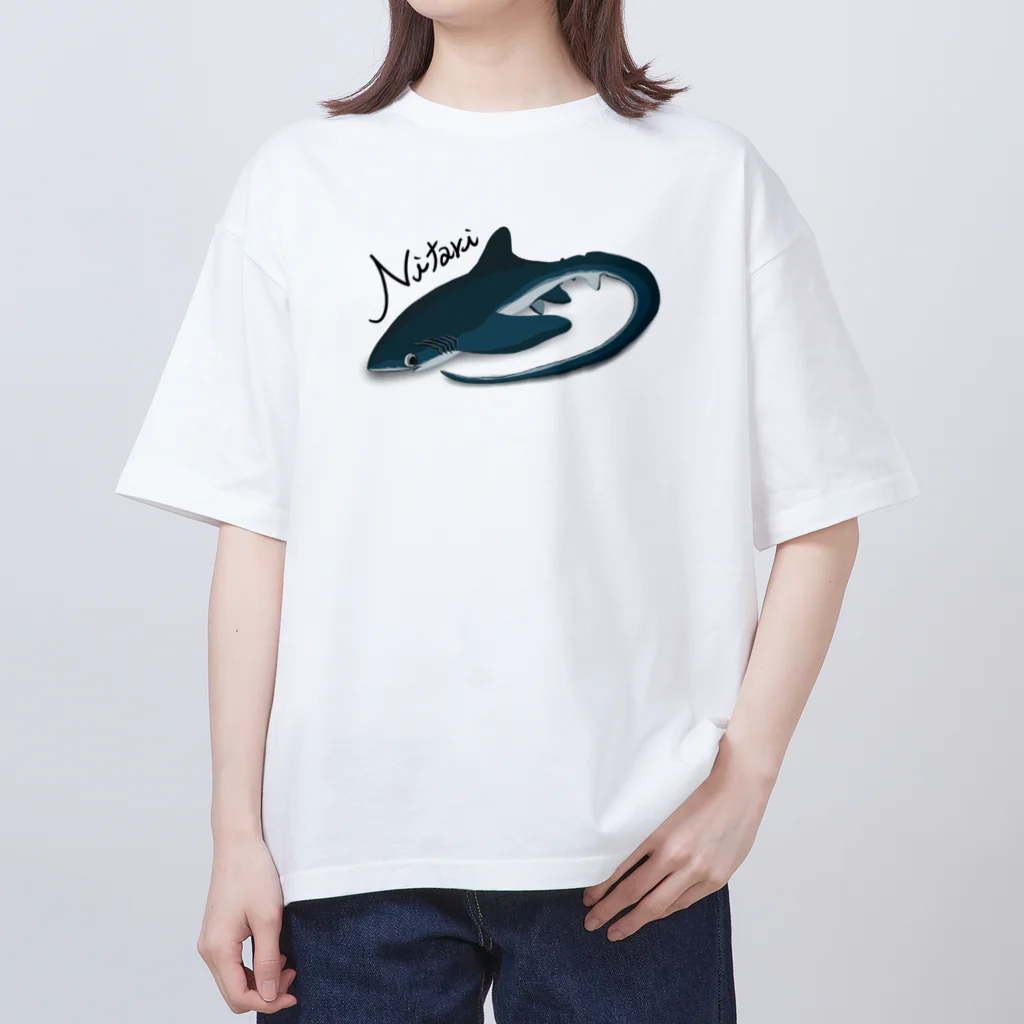 川鮫工房のニタリ Oversized T-Shirt