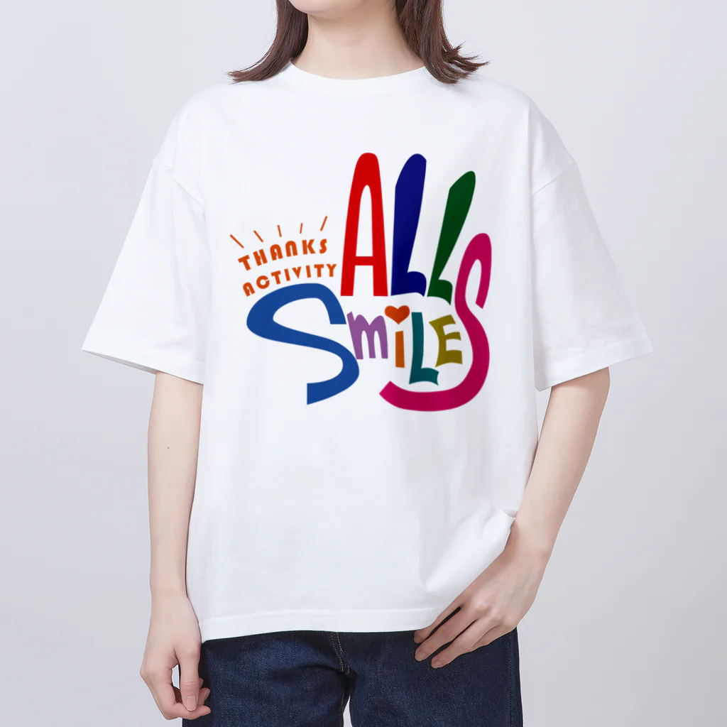 thanksactivityのALL Smiles オーバーサイズTシャツ