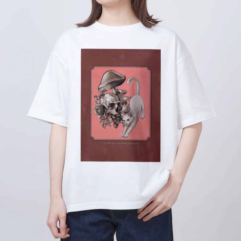 DAIZUYAのしゃれこうべ に愛をこめて オーバーサイズTシャツ