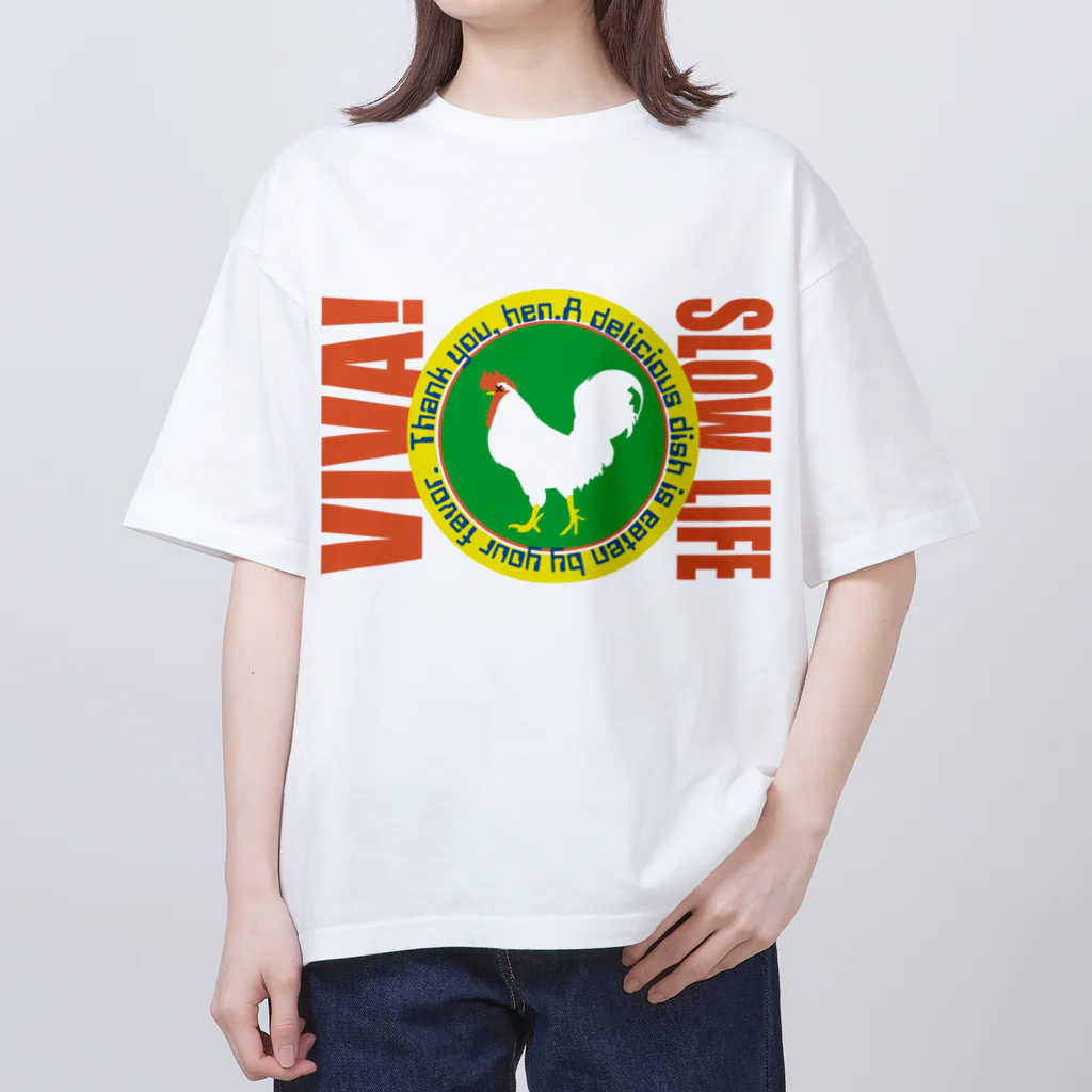 3800-MARKET-NEOのVIVA SLOW LIFE Oversized T-Shirt