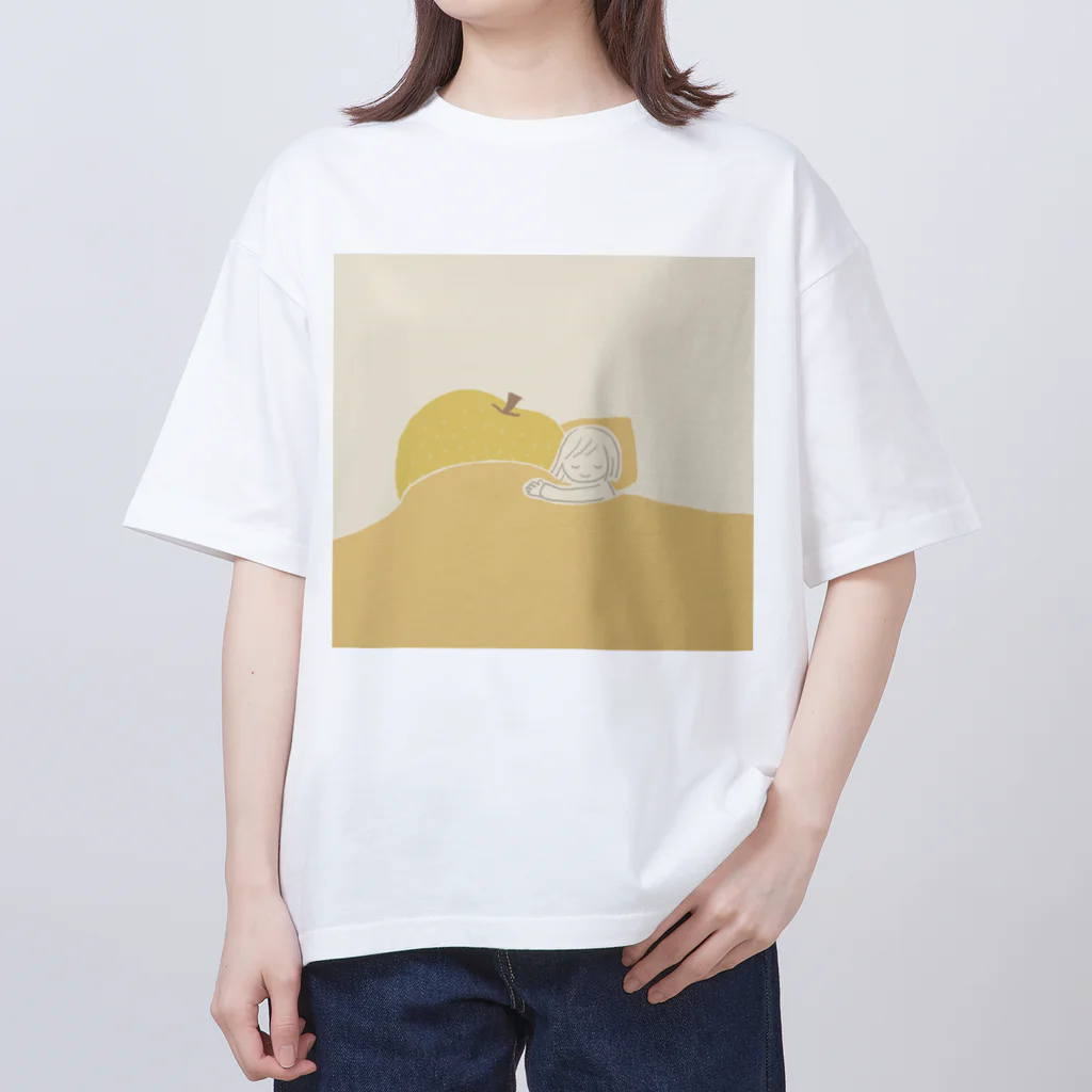 はやし企画の梨を撫でながら寝たい Oversized T-Shirt