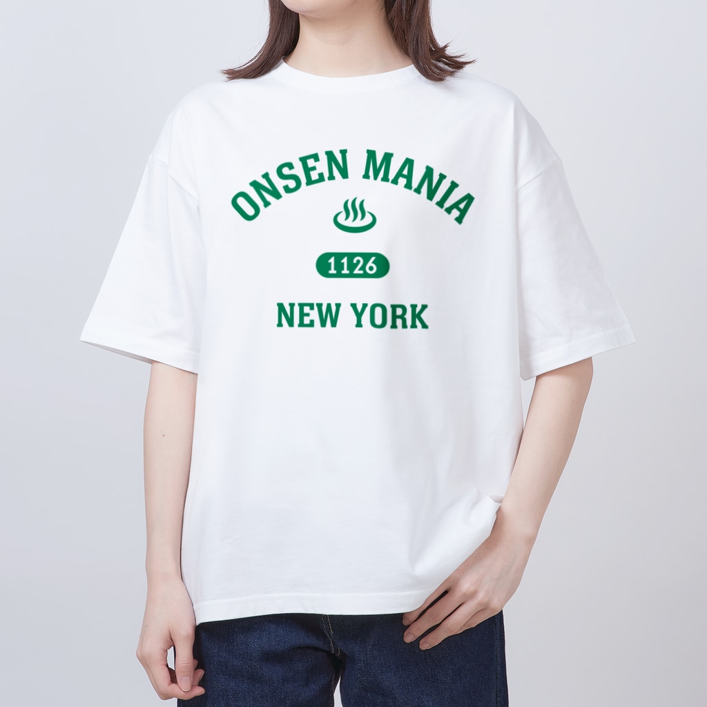 kg_shopのONSEN MANIA (グリーン) Oversized T-Shirt