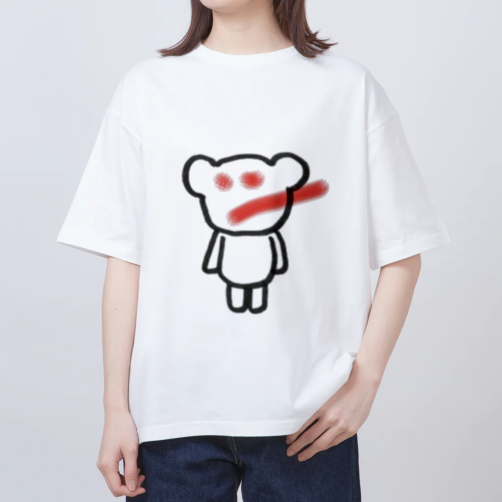 KUMANOKOのくまのこ オーバーサイズTシャツ