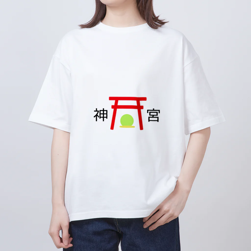 神風-KAMIKAZE-の神宮 -宝玉- オーバーサイズTシャツ