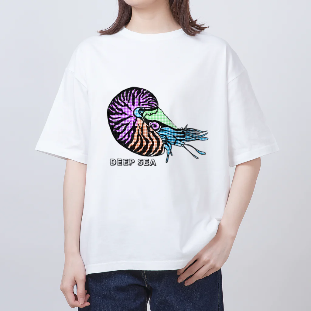 UKIPPAのオウムガイ【深海魚シリーズ】DEEPSEA オーバーサイズTシャツ