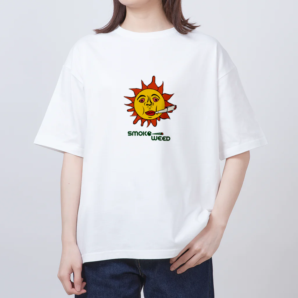 DUB.STONEのSmoke Weed オーバーサイズTシャツ