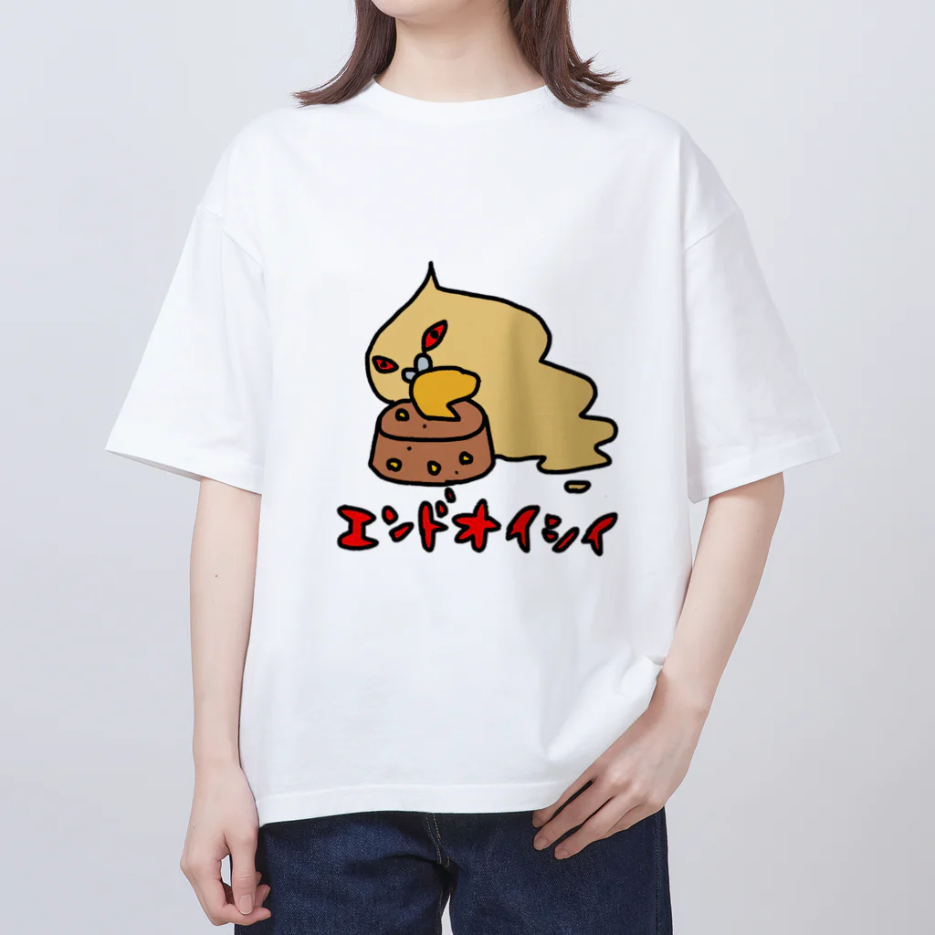 あやしいおばさん くろまめさんのウィンコ（ご乱心） Oversized T-Shirt