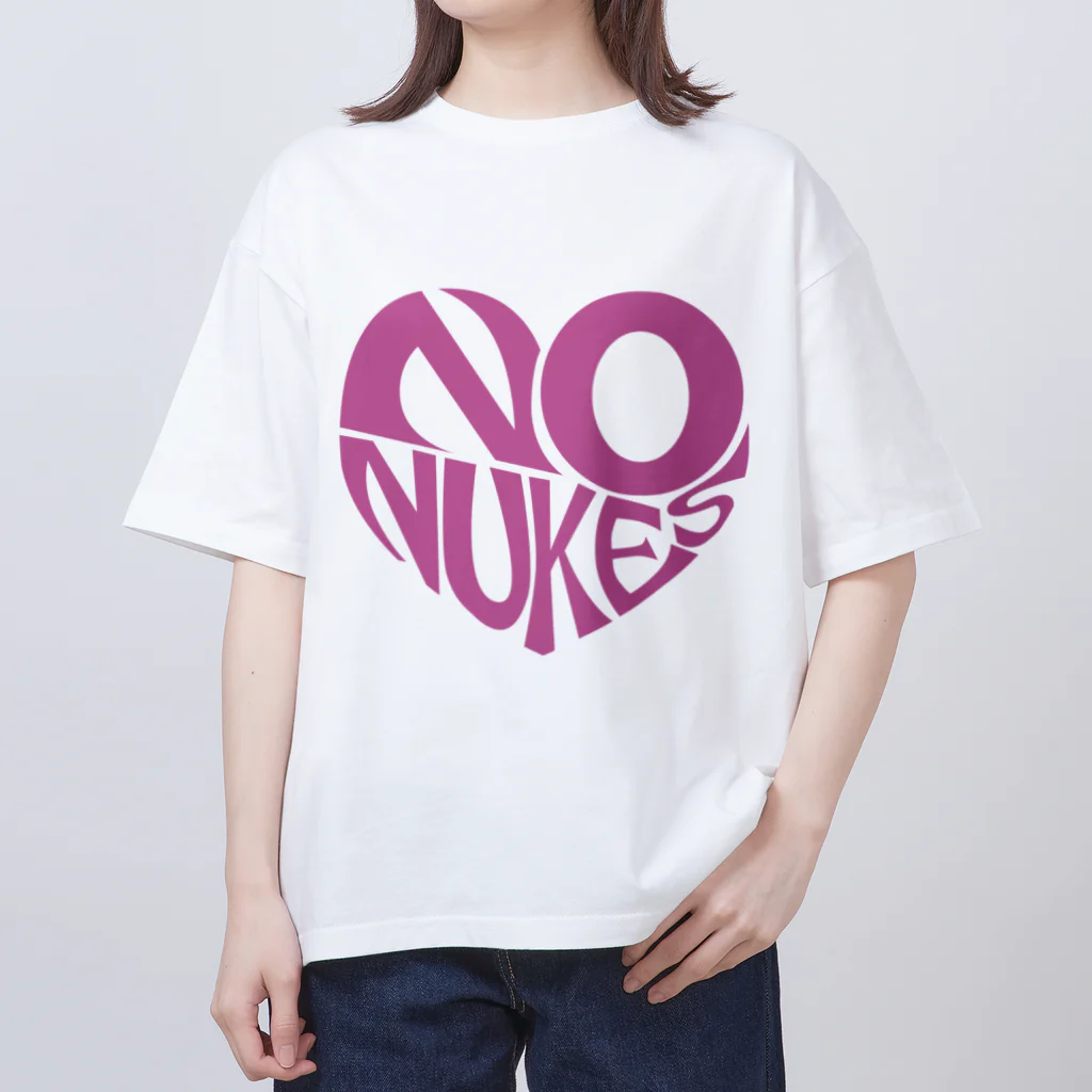 Chou InoのNO NUKES HEART オーバーサイズTシャツ