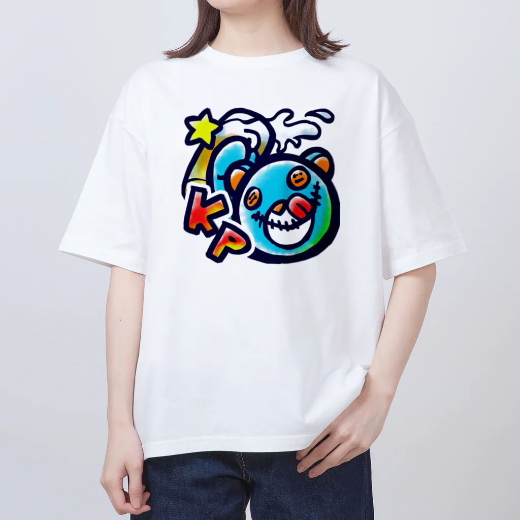 みっつのKPクマシャツ オーバーサイズTシャツ