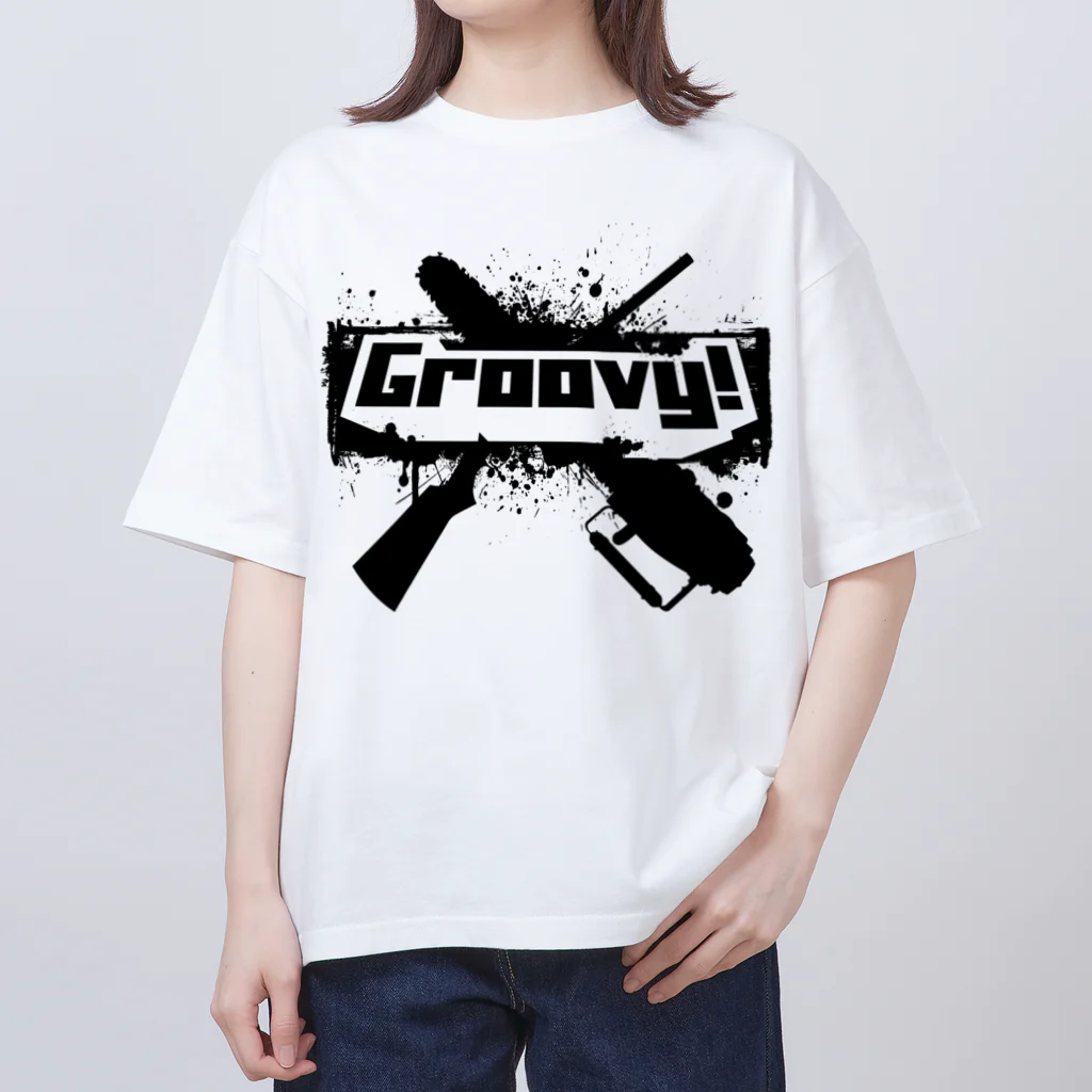 stereovisionのGroovy!(イカすぜ) Oversized T-Shirt