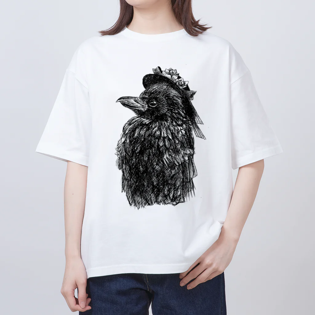 空色の猫-Solairononekoの子ガラス Oversized T-Shirt