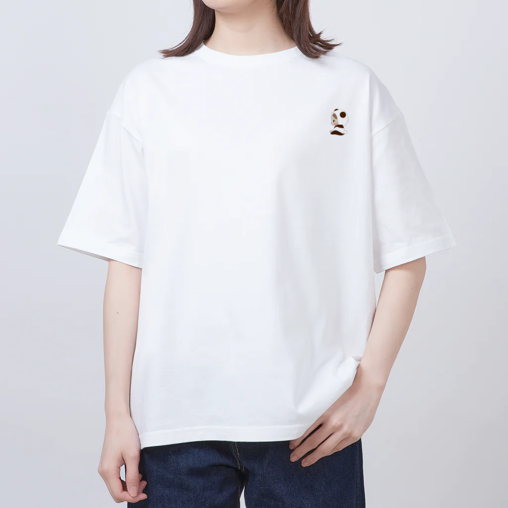 miyumaの赤ちゃんの着ぐるみパンダ♬ オーバーサイズTシャツ