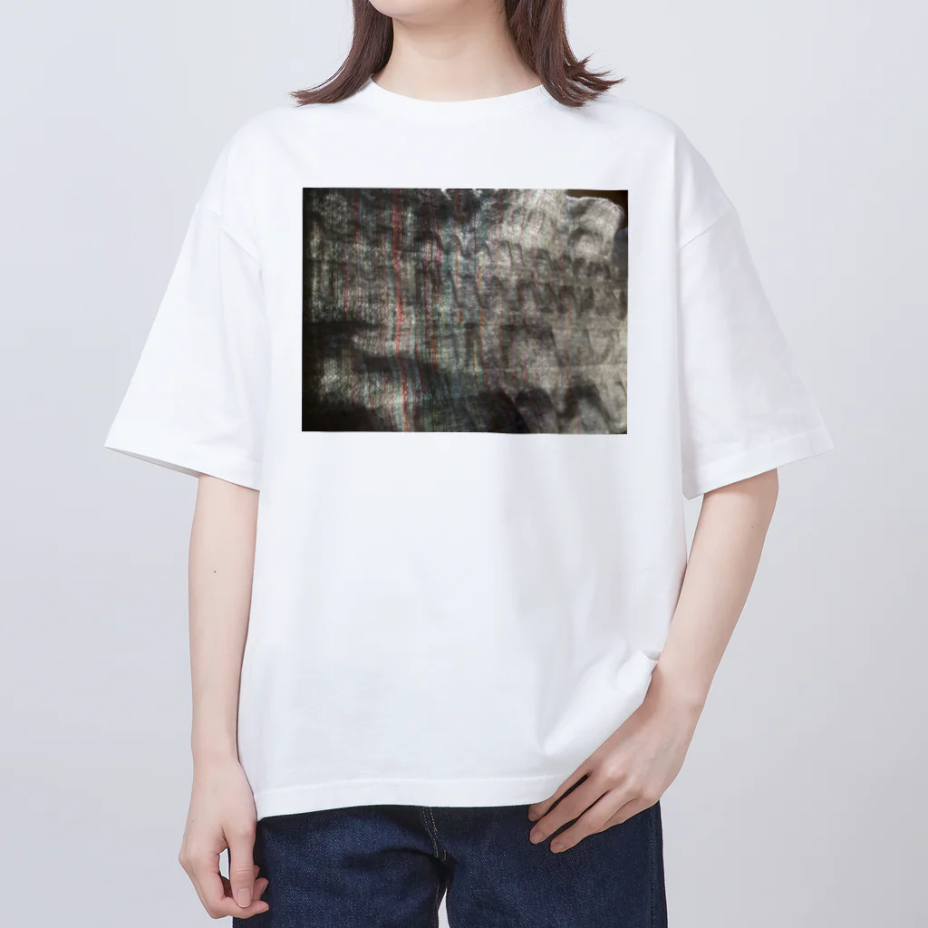 お花やさんの光に透ける織物 Oversized T-Shirt