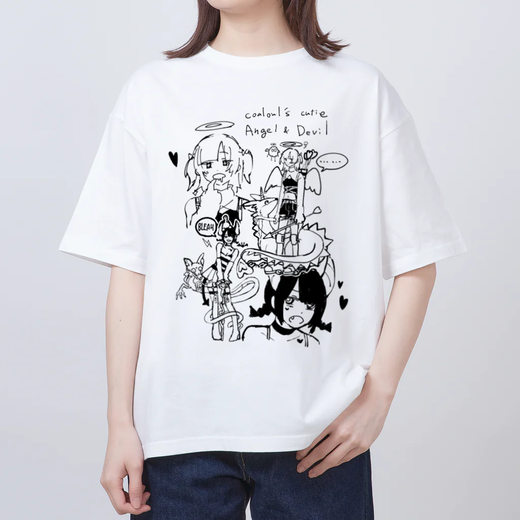 coalowl(コールアウル)の天使の子、悪魔の子 オーバーサイズTシャツ