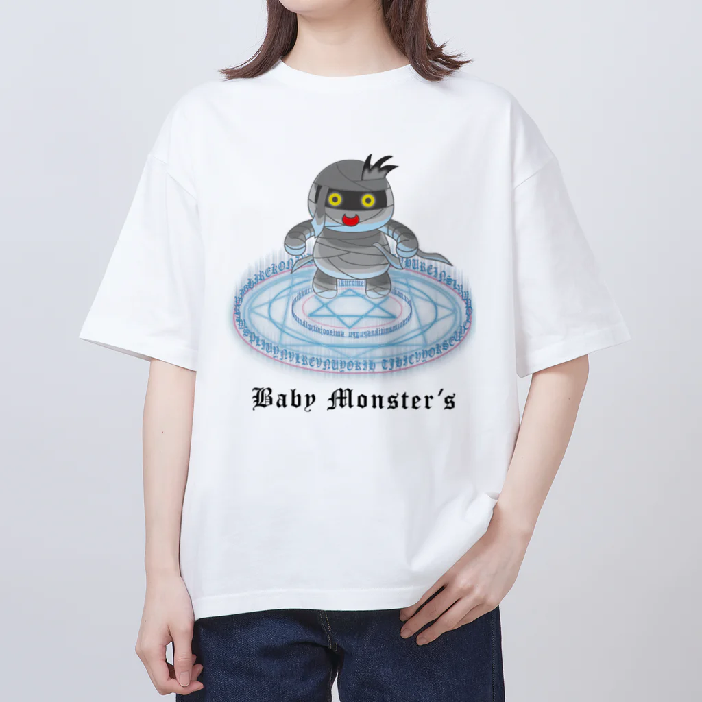 かいほう屋のBaby　Monster’ｓ「ミイラ君」 Oversized T-Shirt