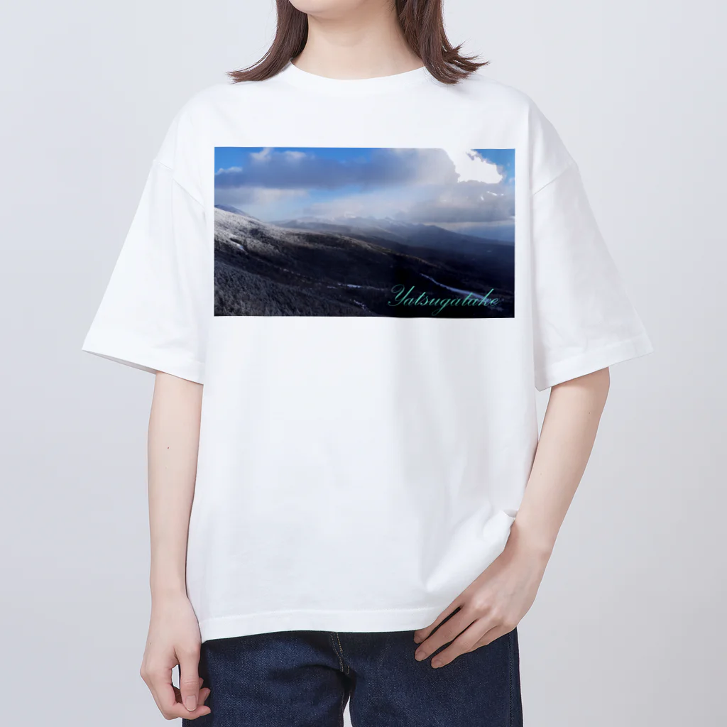 D-aerialの遥かなる八ヶ岳 オーバーサイズTシャツ