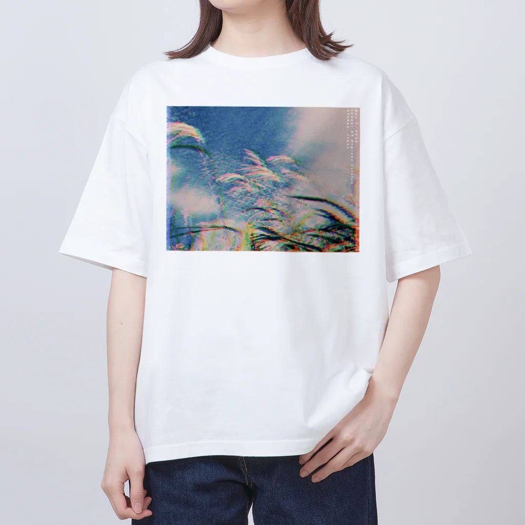 mikoのススキとうろこ雲 オーバーサイズTシャツ