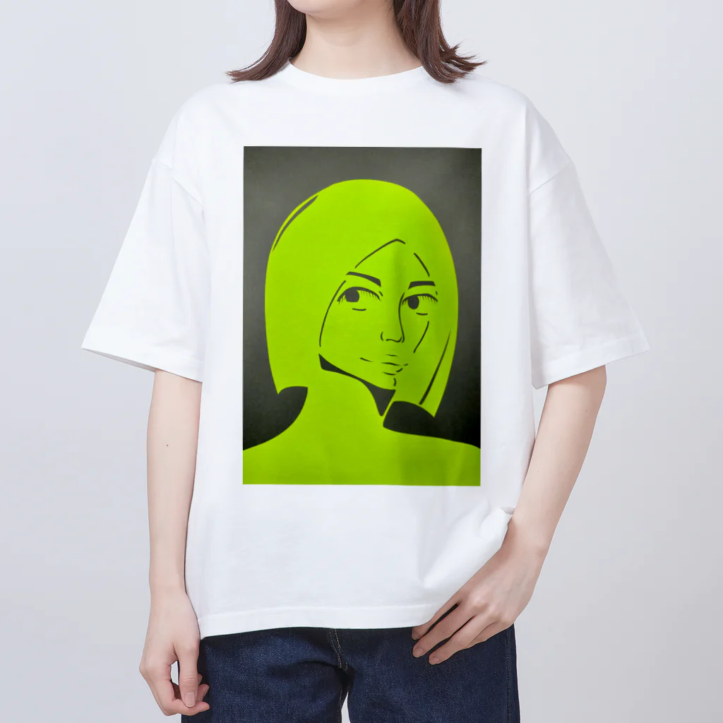 わかばーとの蛍光少女 オーバーサイズTシャツ