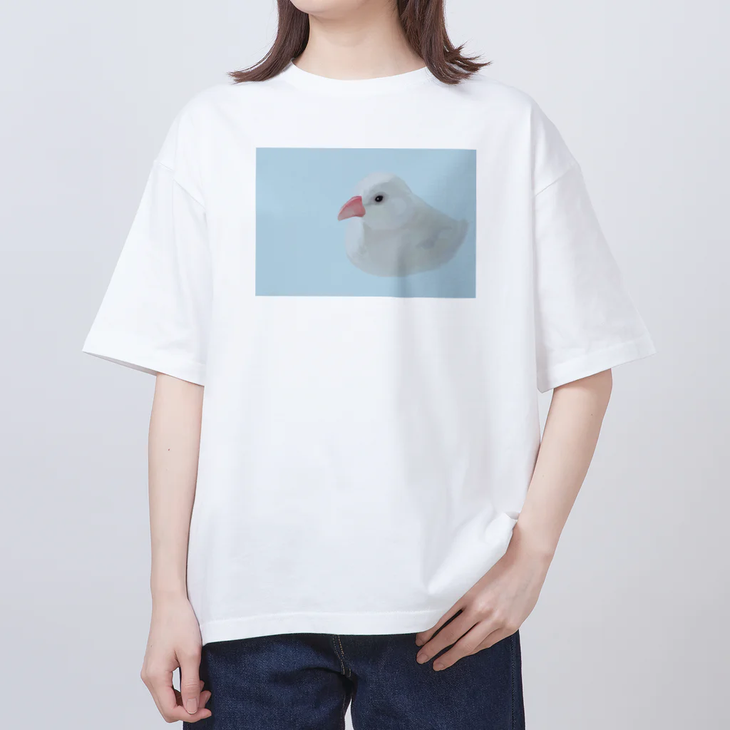 ふわキャラ工房のもっちり文鳥さん Oversized T-Shirt