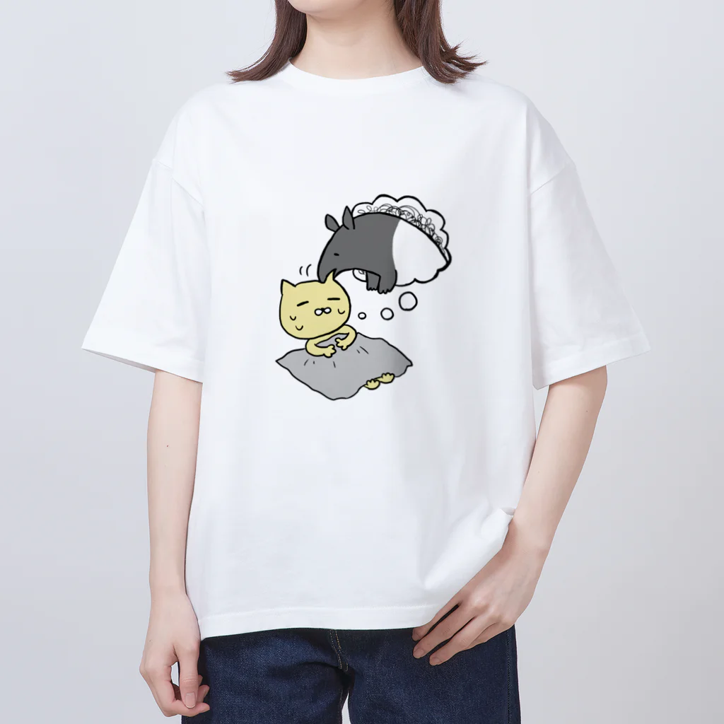 世界征服　since 2016のバクに食べられる Oversized T-Shirt