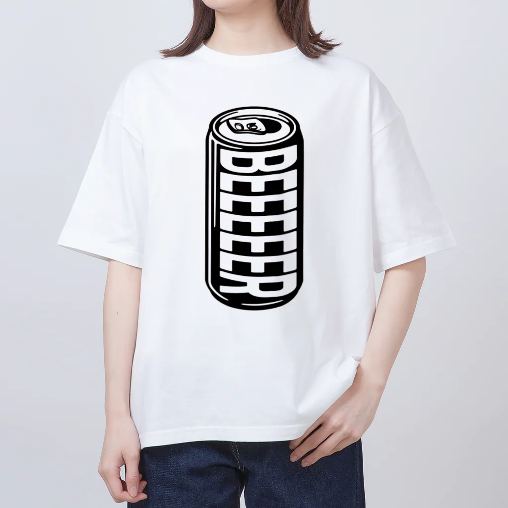 tonikakusakeの缶ビール BEEEEER オーバーサイズTシャツ