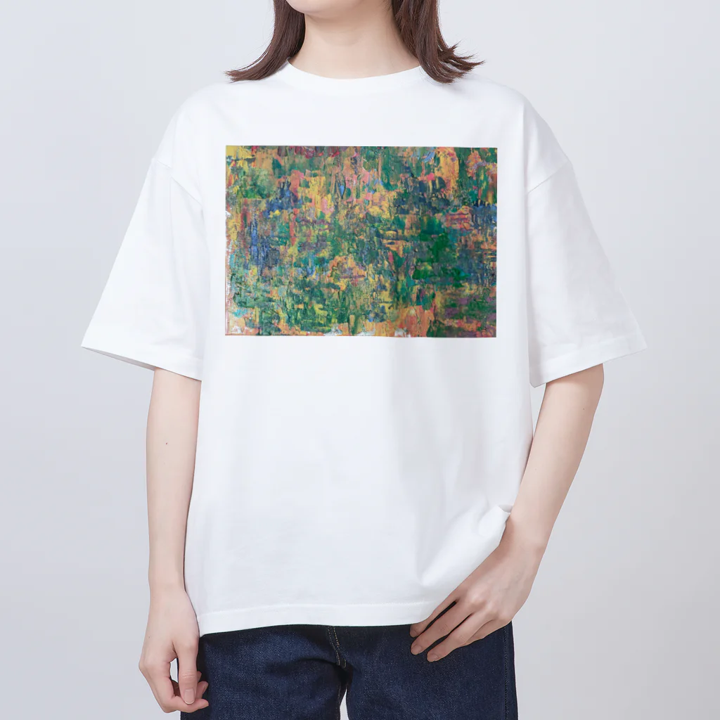 民　三角　（たみ　みかど）の花の専門店のフローラ オーバーサイズTシャツ