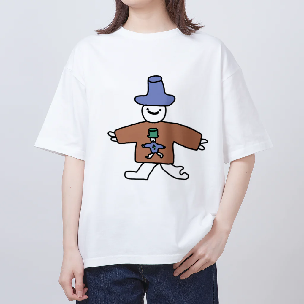 ライアンおかだのてぃーしゃつだんしゃくです。 Oversized T-Shirt