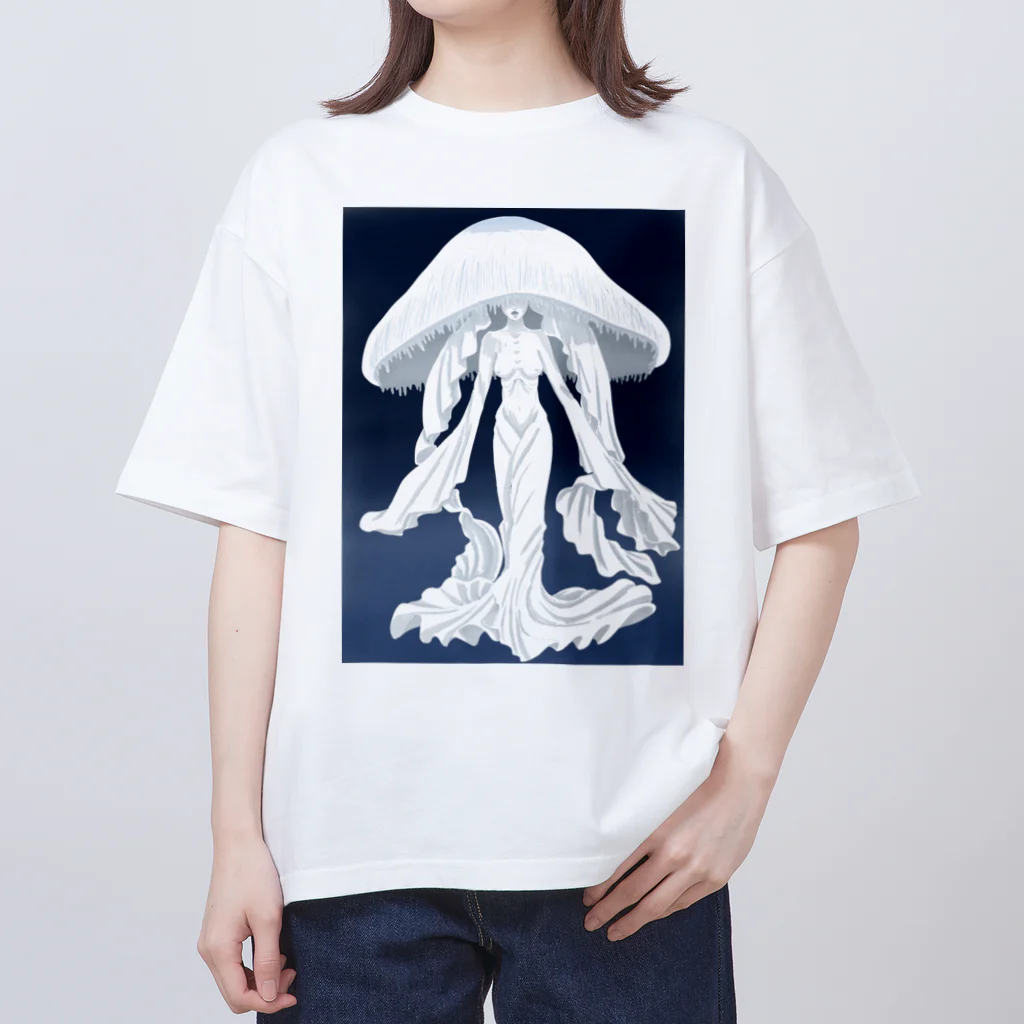 -CLO-のクラゲの女神 Oversized T-Shirt