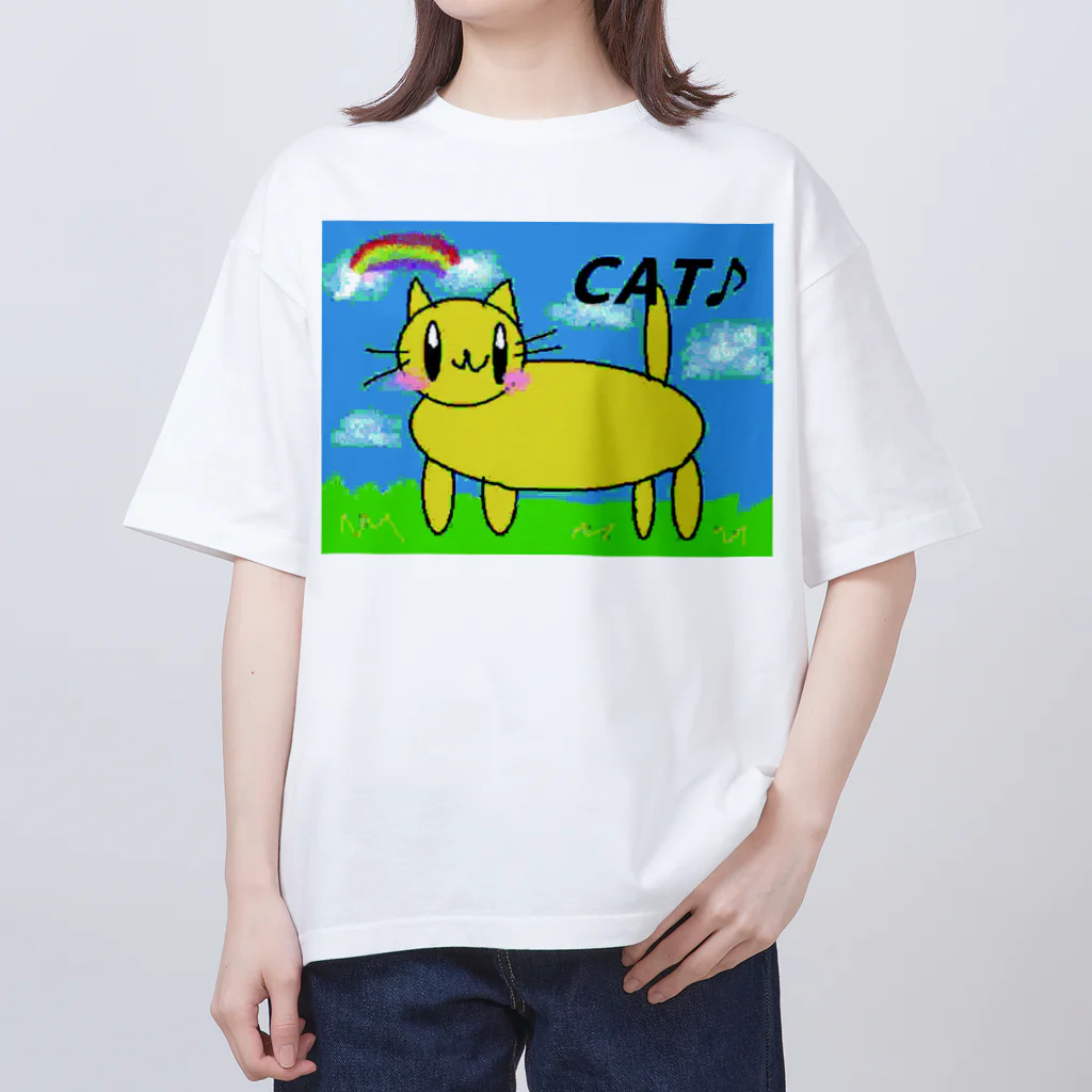 みにょ子の猫 Oversized T-Shirt