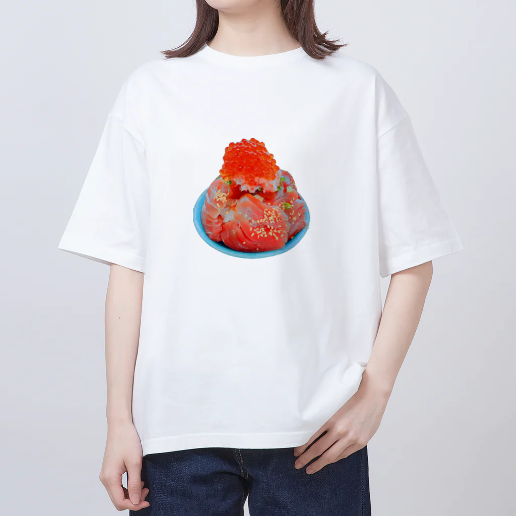 u_maの山盛り海鮮丼 Oversized T-Shirt