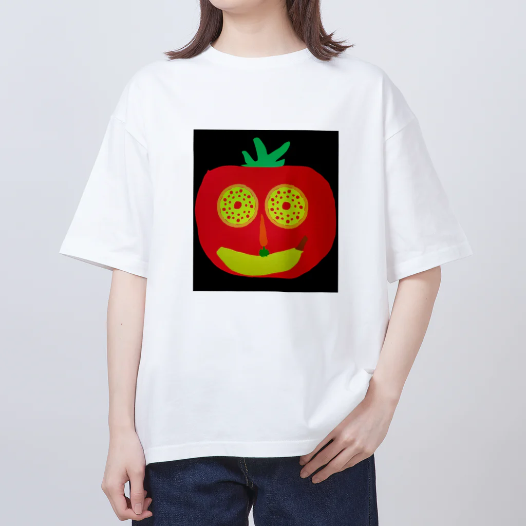 JSMMのピザの目トマト オーバーサイズTシャツ