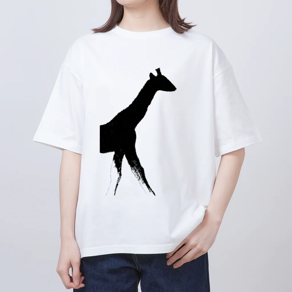 tomorebiのSunlight Giraffe オーバーサイズTシャツ